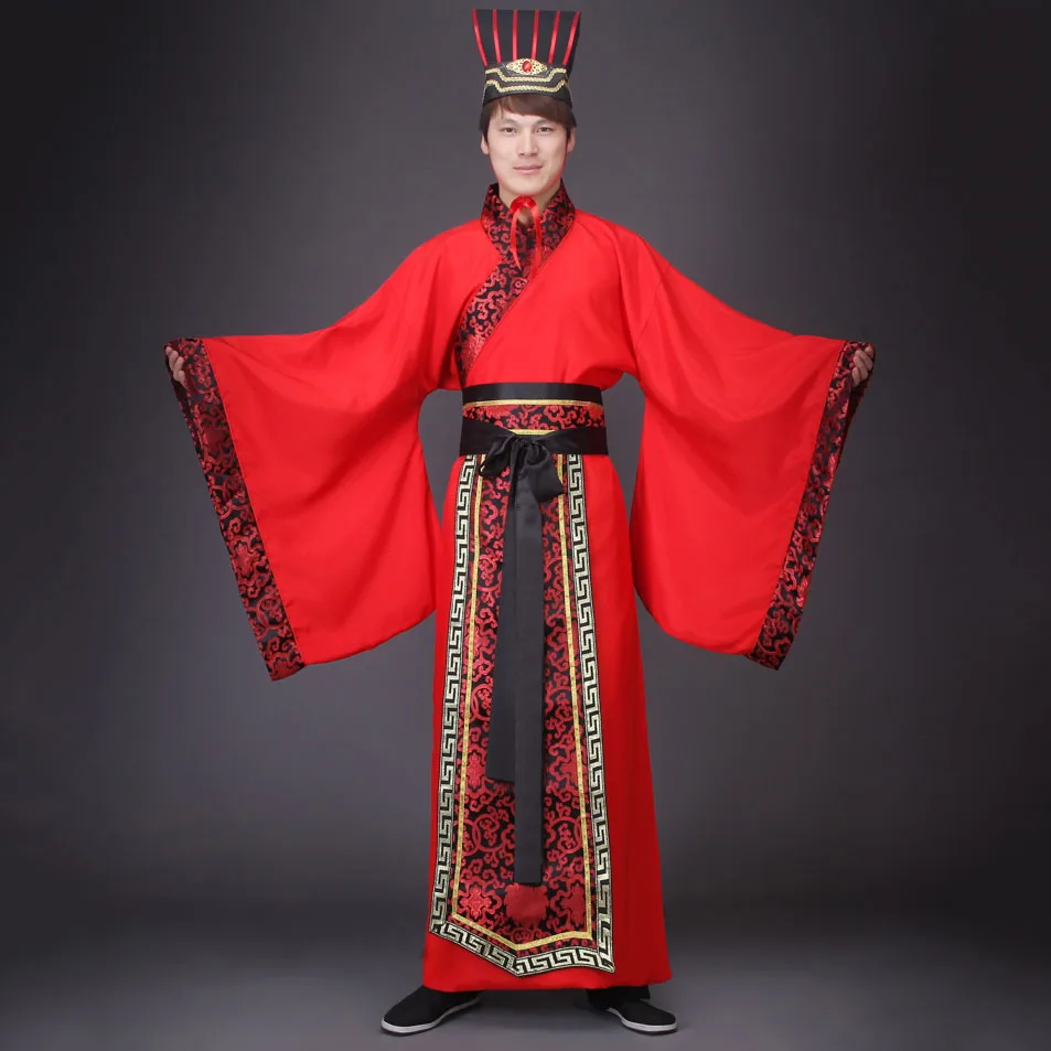 men Hanfu Национальный костюм для китайских танцев для мужчин древний Косплей традиционная китайская одежда для женщин Hanfu одежда для женщин сценическое платье - Цвет: men