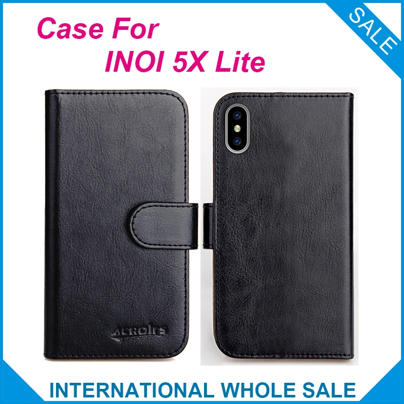 Чехол книжка INOI 5X Lite 6 цветов кожаный чехол кошелек с отделением для карт
