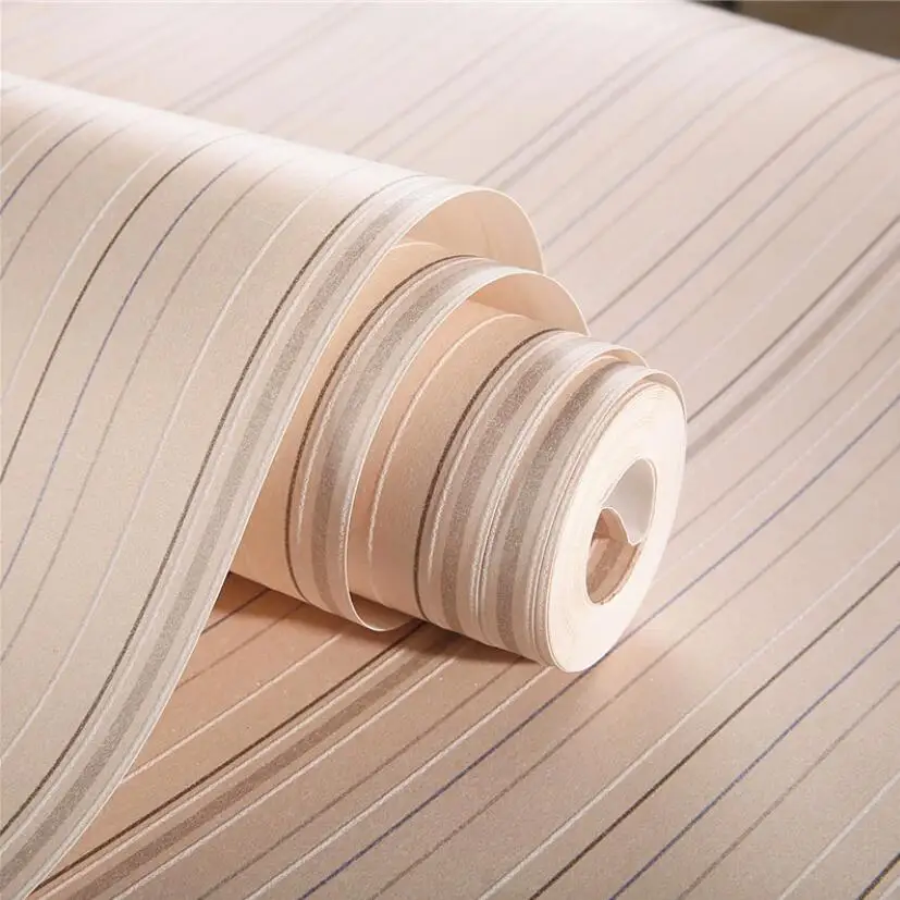 Милые 3d обои розово синяя полоска в Вертикальную Полоску для маленьких мальчиков