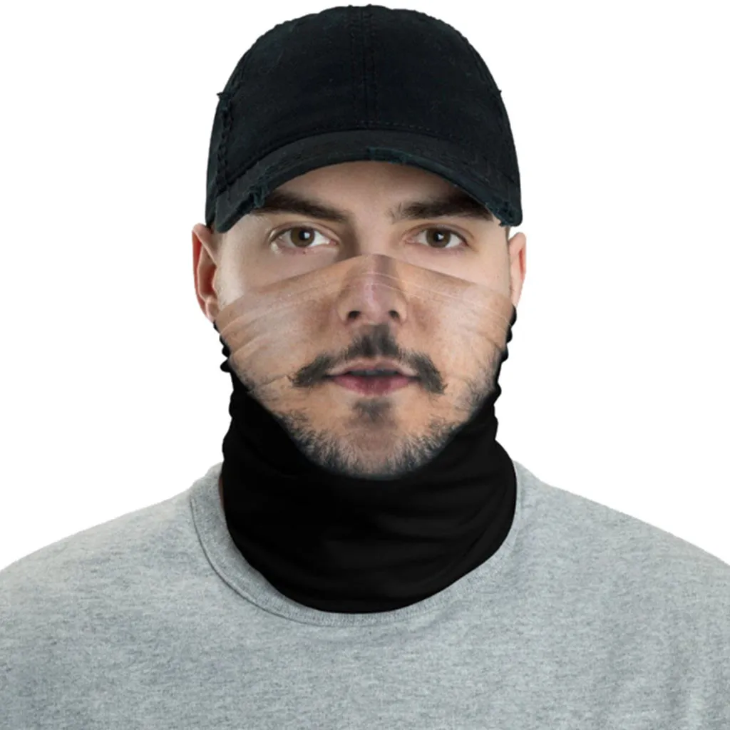 Бесшовные 3d банданы для мужчин и женщин шарфы на шею с забавным принтом езды