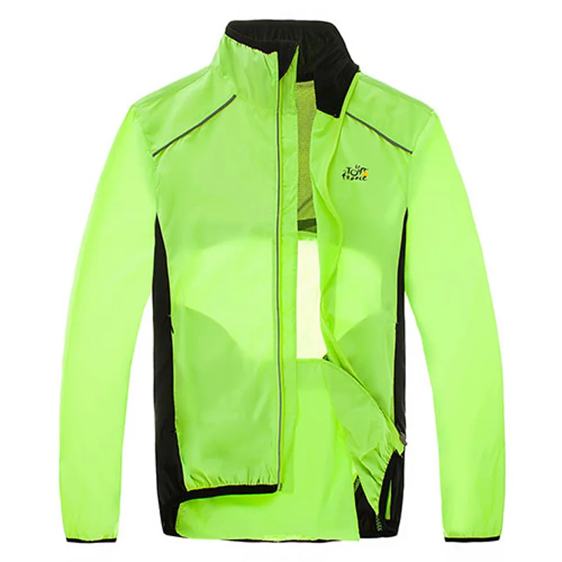 MTB bicicleta chaquetas de lluvia transpirable непроницаемый ciclismo manga larga viento al aire libre chubasquero deportivo |