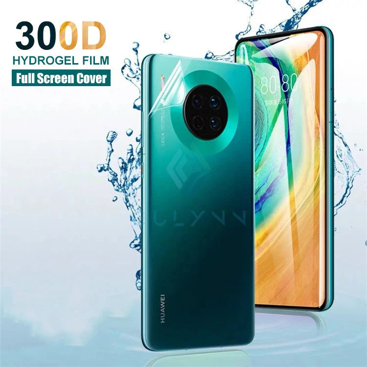2 в 1 Гидрогелевая Защитная пленка для Huawei P30 P20 Lite Mate 30 40 Pro Nova 5t 6 P Smart Z Plus 2019 |