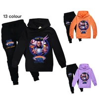 space jam toddler boy clothing set children kid girl sweatshirt spring autumn fashion hoodies tracksuit rabbit print hooded suit