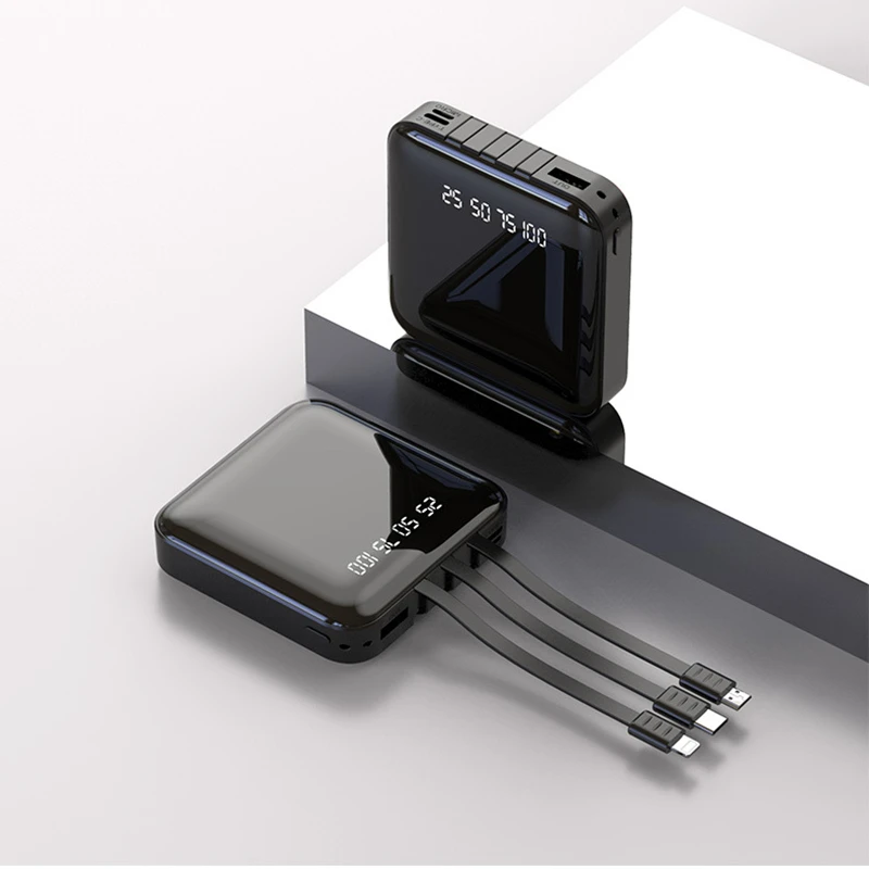 

Аккумуляторы Mini Own line с быстрой зарядкой, литий-ионные аккумуляторы большой емкости 74Wh/3,7 V 20000mAH USB QC3.0 PD 10,5 W/2.1A для мобильного телефона