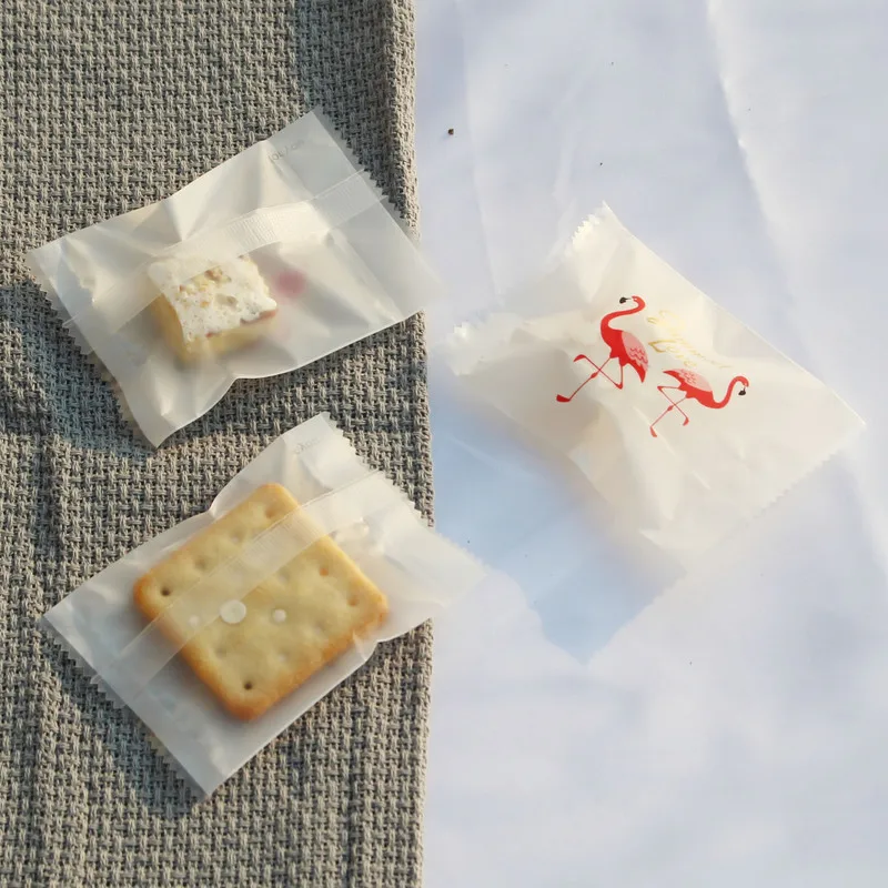 25 шт. пластиковые пакеты для печенья с фламинго|Подарочные сумки и упаковка| |