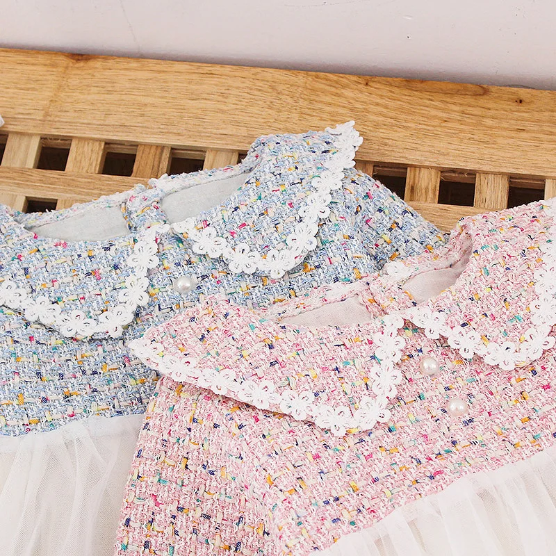 Новинка Милое весеннее платье принцессы Платье с длинными рукавами для