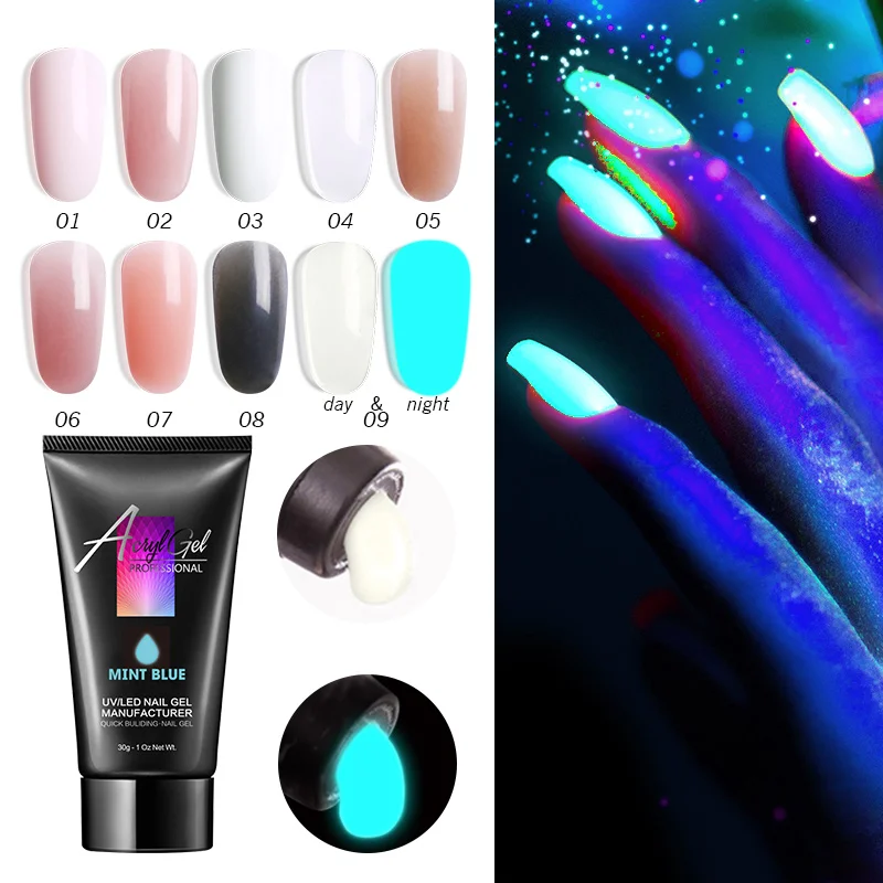 УФ-гель для наращивания ногтей Sexymix кристаллический маникюра светодиодный гель