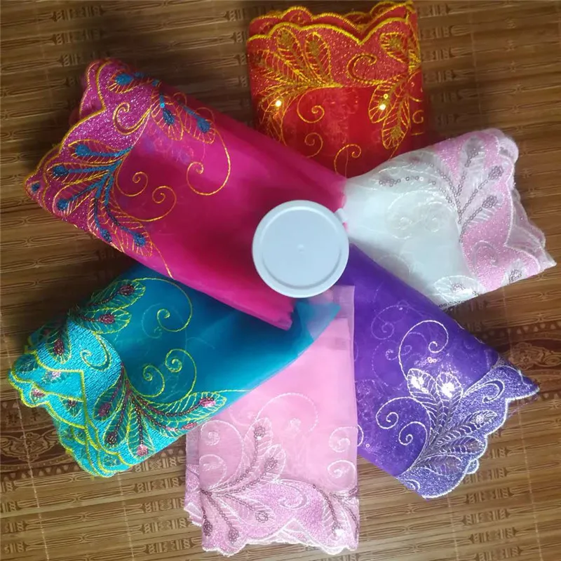 Блестящие Блестки африканская кружевная ткань швейцарская вуаль кружево