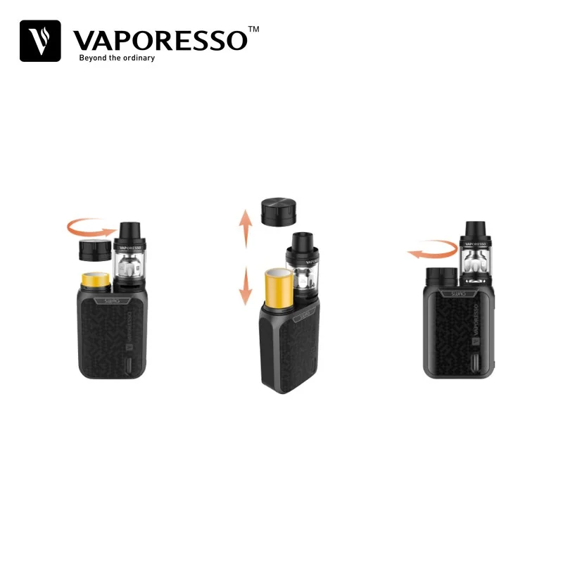 Набор электронных сигарет Vaporesso Swag 18650 TC коробка мод с 3,5 мл NRG Vape Танк GT Core испаритель Набор для начинающих VS Voopoo Drag