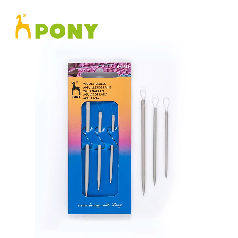 

PONY Aluminium Wool Needles For Sewing Up Knitting