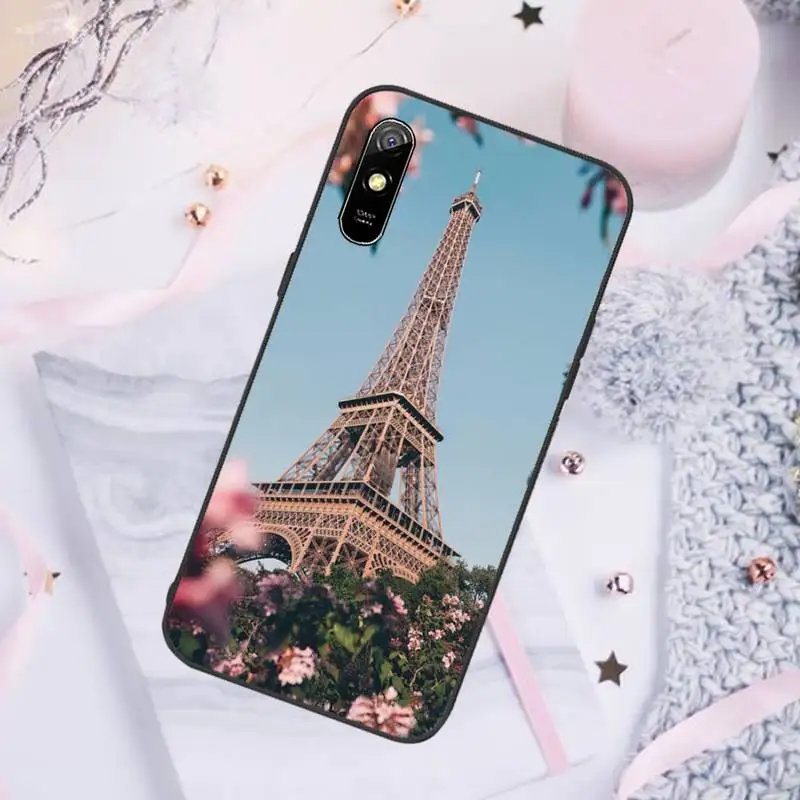

Romantic Paris Eiffel Tower Phone Case For Xiaomi Mi Redmi Note 7 8 9 pro 8T 9T 9S 9A 10 Lite pro