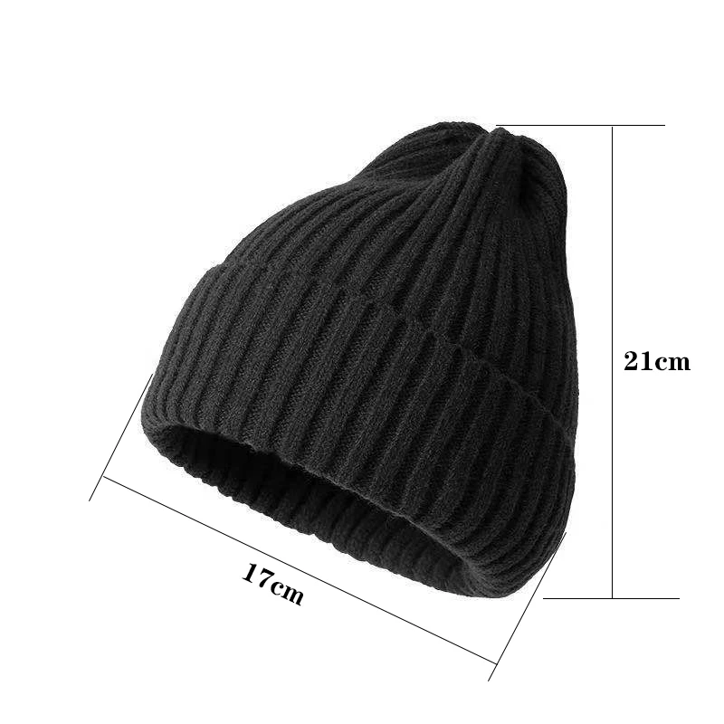 

Модные осенне-зимние шерстяные шапки мужские уличные шапки для верховой езды бархатные теплые вязаные шапки женские шапки с защитой от хол...