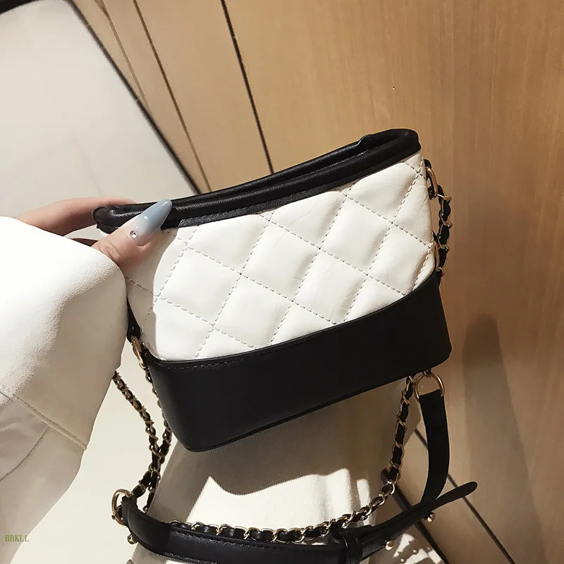 

Women's luxury shoulder bag brand new women's handbags solid color diamond grid designer personality lady sweet messenger bag