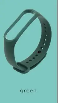 Браслет для Xiao mi band 3 mi Band 4 спортивный ремешок силиконовый ремешок для mi band 3 mi band 4 аксессуары браслет ремешок - Цвет: Green