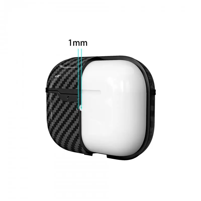 Для Apple AirPods Pro Чехол для наушников из углеродного волокна противоударный защитный чехол Новая мода аксессуары для наушников