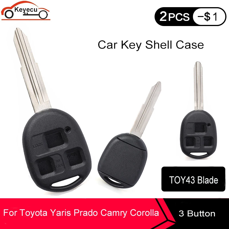 KEYECU 10 * высококачественный чехол для автомобильного ключа дистанционного