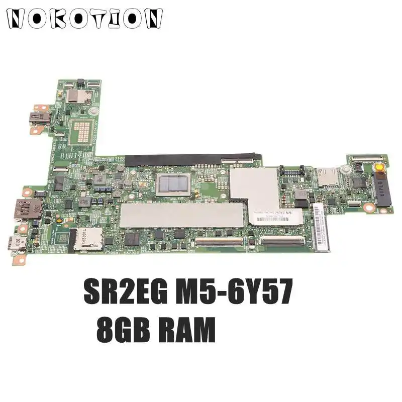 

NOKOTION для Lenovo ThinkPad X1 материнская плата для планшета 00NY798 00NY848 15218-2 MB LGF-1 448.04W08.0021 SR2EM M5-6Y57 CPU 8G RAM