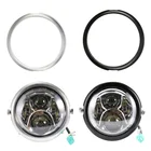 7 дюймов мотоциклетные фары круглый переходное кольцо фар крепление фары круглый фар кольцо для Honda Yamaha