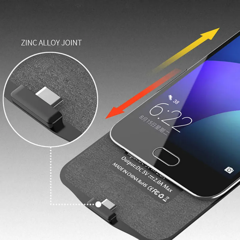 neng 6800mah battery charger case for hauwei p9 p10 shockproof external power bank charging back for huawei p9 p10 plus case free global shipping