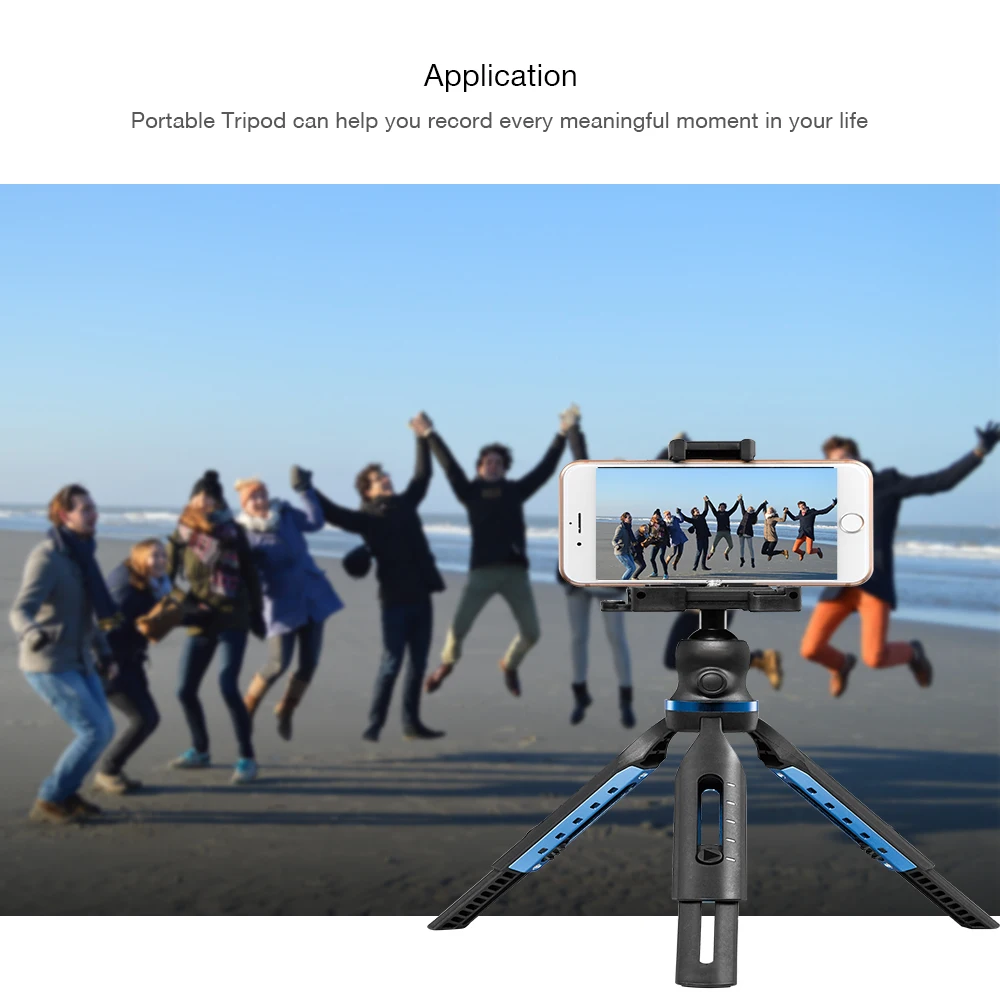 Портативный стрейчевый ручной мини штатив APEXEL 2 в 1 селфи палка для камеры