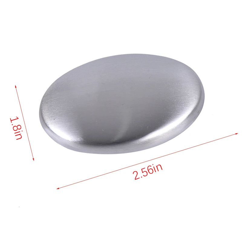 

1 шт. Нержавеющая сталь мыло Овальный Форма дезодорирует запах от руки Розничная Волшебная устранение запахов Кухня бар шеф-повара мыло