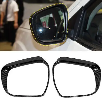 

Side Mirror Eyebrow Cover Trim 2pcs For Nissan Navara Frontier NP300 2015-2019