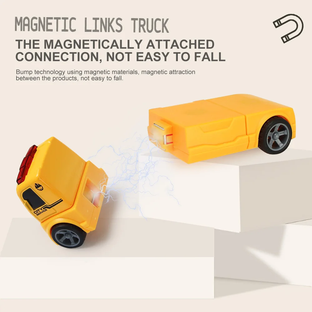 8 in 1diy инженерный автомобиль игрушка сборка и разборка лестница цемент грузовик
