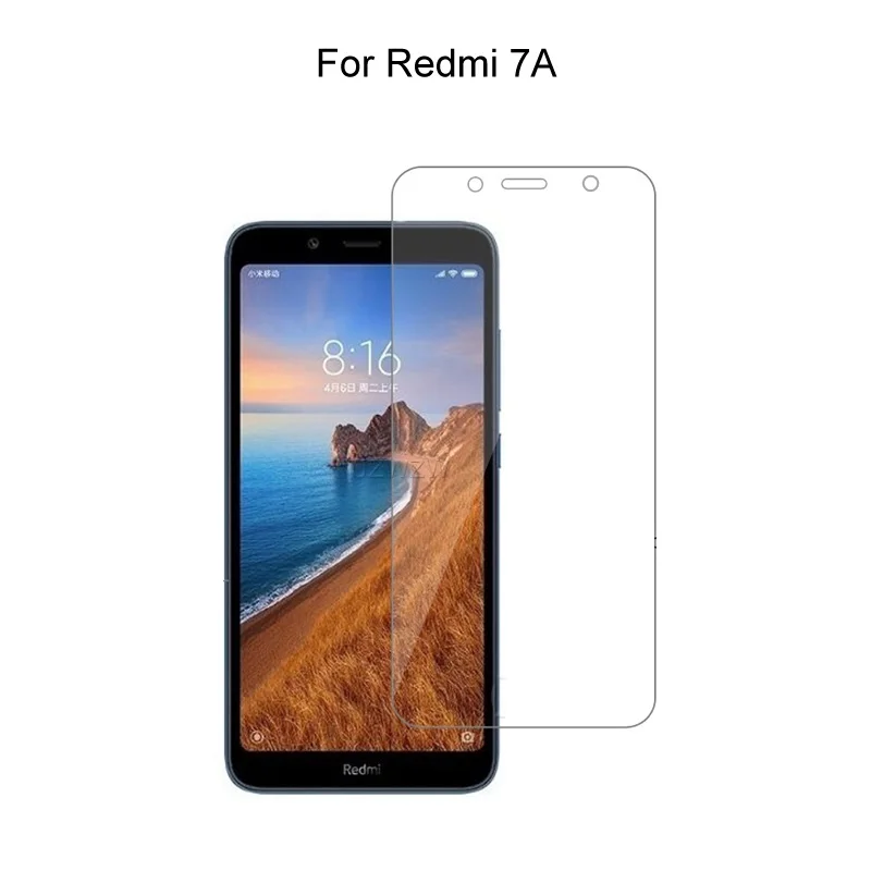 Для Xiaomi Redmi 7A Закаленное стекло Защитная пленка для стекло|Защитные стёкла и