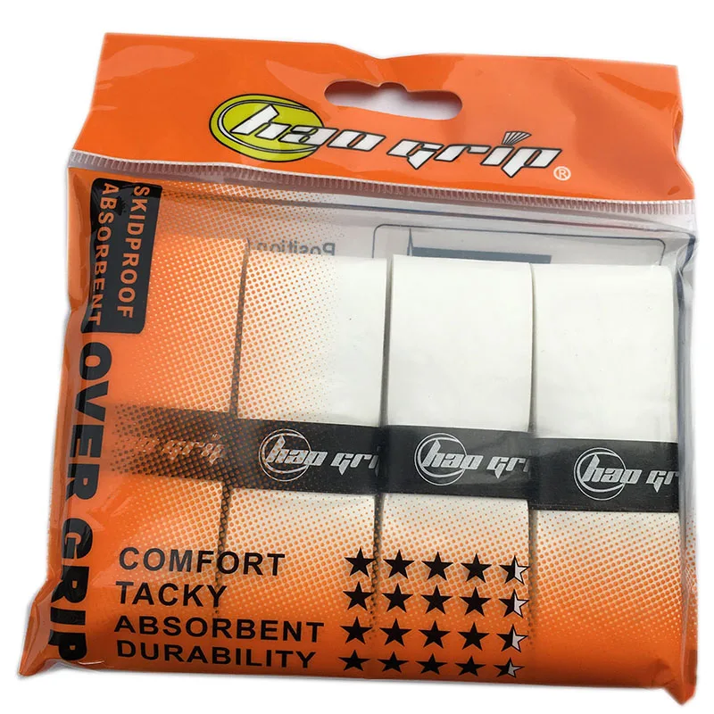(1 упаковка = 4 шт.) нарукавники для тенниса Haogrip Super sticness tacky Tennis rackets grip вязкие