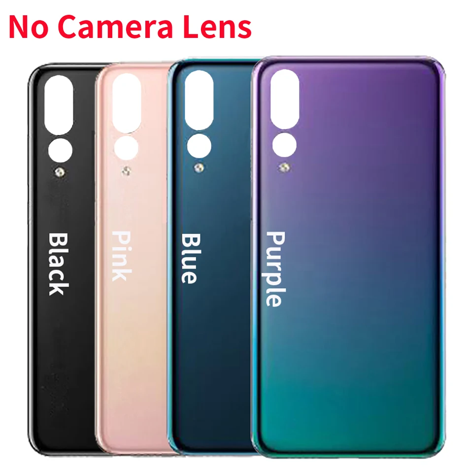Стеклянная Крышка батарейного отсека для Huawei P20 Pro задняя крышка корпуса Сменный
