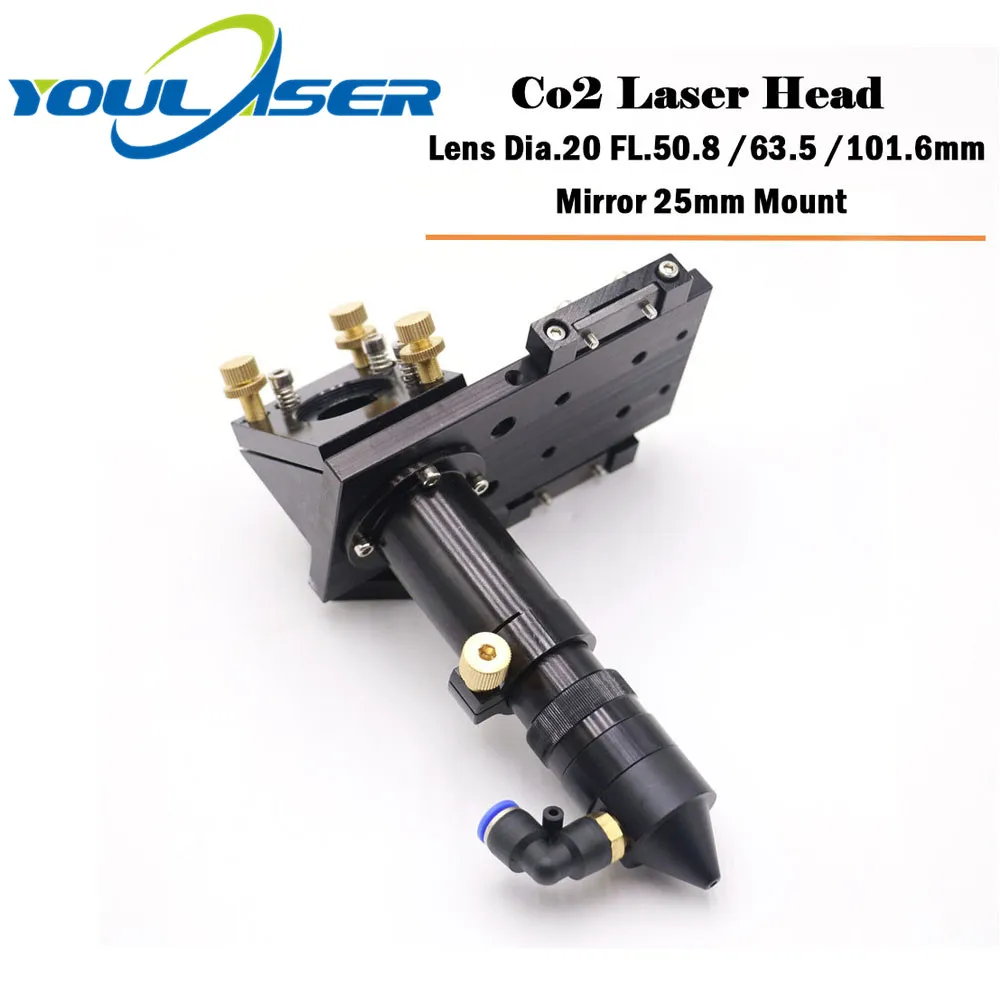 Высококачественная CO2 Лазерная режущая головка для фокусировки объектива Dia.20 fl.50