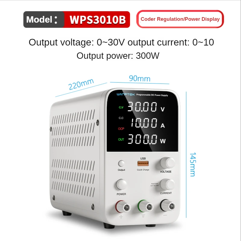 Цифровой дисплей Регулируемый источник питания aps305h / 605h постоянного тока для