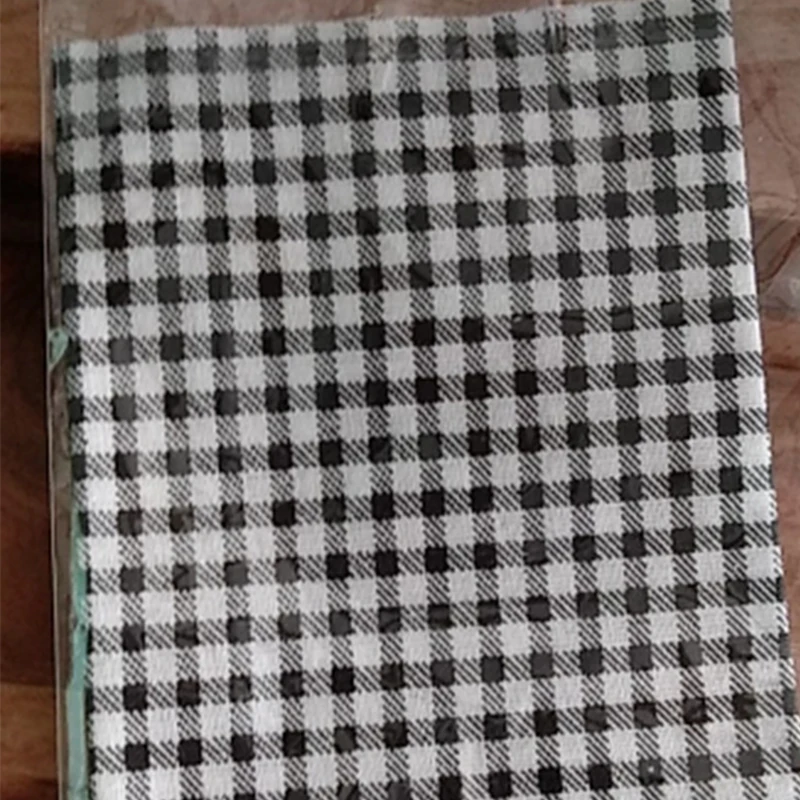 Booksew Cotton Plain Fabric White And Black Check Design Classical Style Clothing Patchwork Tissue Tecido Curtain Art Work Dolls|plain