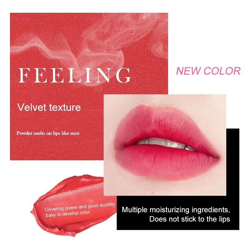 INTO YOU Matte Lip Gloss Smooth Liquid Lipstick Long Lasting Tint Moisturizing Makeup Cosmetic 6 Colors |