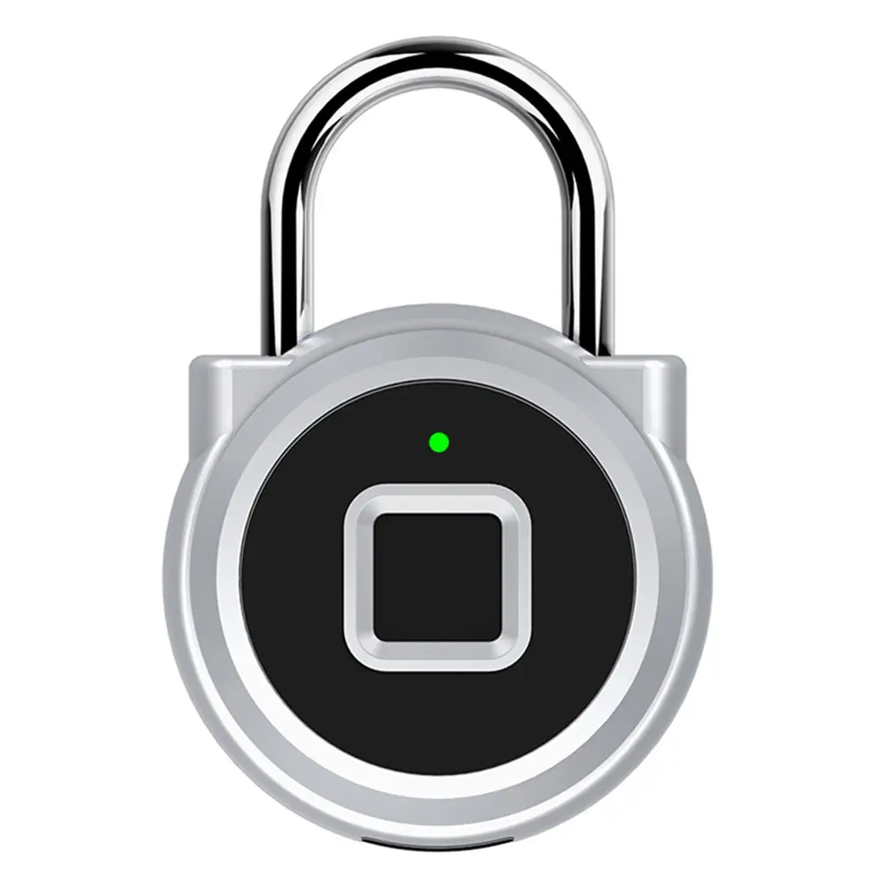

P10 Pure Fingerprint Unlock Smart Fingerprint Door Lock Safe Padlock USB Charging Waterproof Keyless Anti-theft Lock