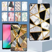 geometry pattern tablet hard shell for samsung galaxy tab a 8 0 2019 t290 t295 slim protective shell case free stylus