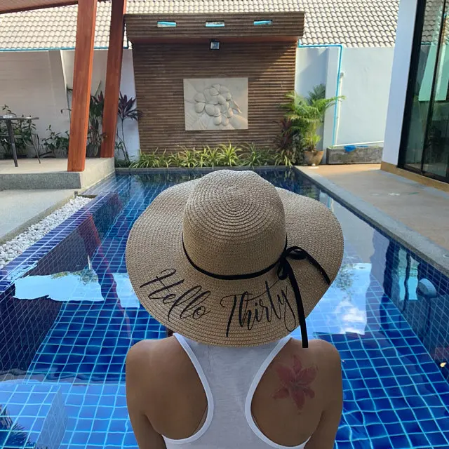 Шляпа от солнца на заказ для женщин летний головной убор с индивидуальным