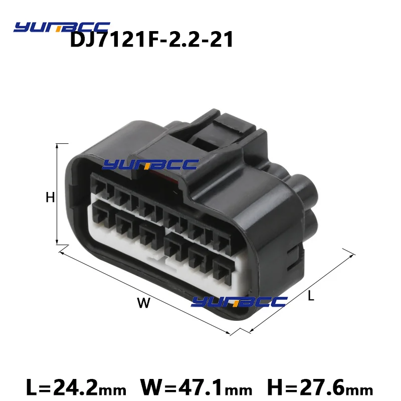 

1 Sets 12Pin Automobile Waterproof Electrical Wire Male Female Connector Plug Housing DJ7121F-2.2-11/21