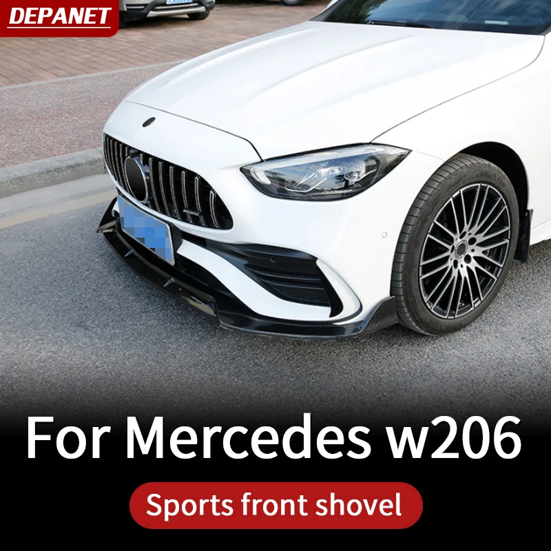 

Передняя Лопата Depanet для Mercedes w206, передняя губа C 2022 180 200 260 300, внешние аксессуары