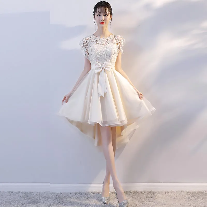 Восхитительное Черное вечернее платье с круглым вырезом Многоярусное Тюлевое