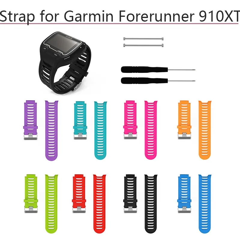 Силиконовый браслет для Garmin Forerunner 910XT Smart Watch Band спортивный ремешок часов с