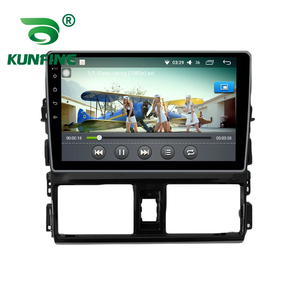 Автомобильный радиоприемник для Toyota Vios/Yaris 2013 2016 Octa Core Android 10 0 автомобильный DVD