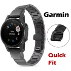 Ремешок из нержавеющей стали для Garmin Fenix 6S 6X 6 Pro 5X 5 5S 3HR D2 S60 26 мм 22 мм 20 мм, металлический ремешок Миланская петля для Garmin Fenix watch