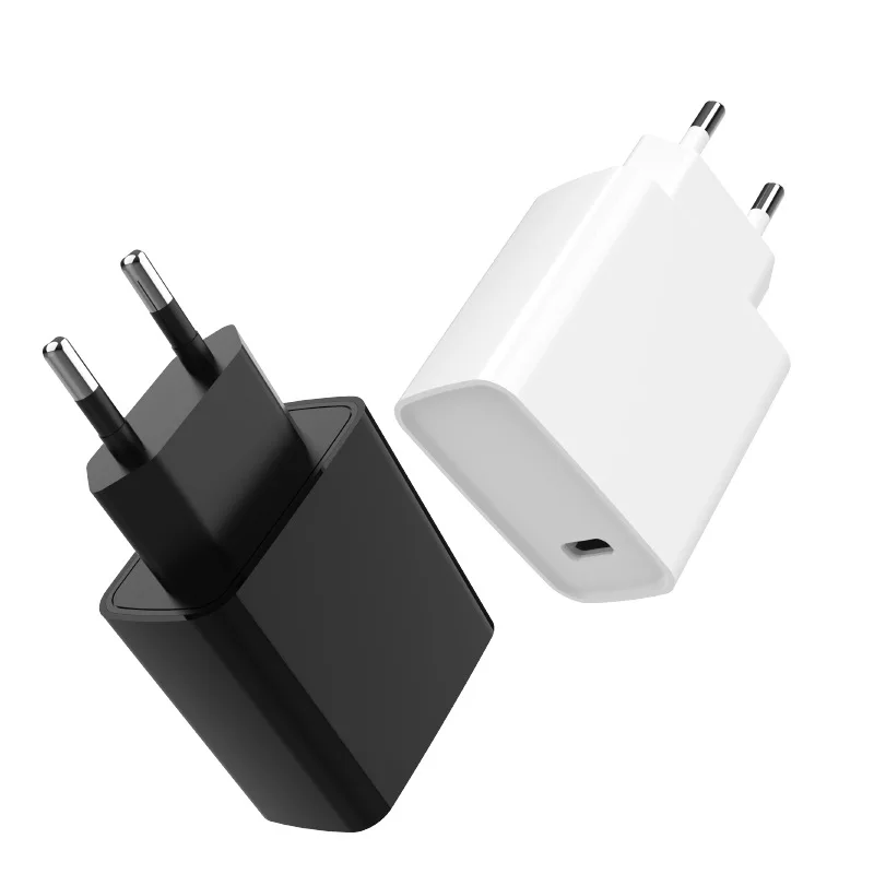 

EU Plug Charger for Apple Power Adapter Type-C Mobile Phone Charger Fast Charging with Indication Function Fire Protection