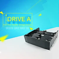 professional drive 3 5 inch to 5 25 inch drive bay computer case adapter mounting bracket usb hub floppy disk hard disk box