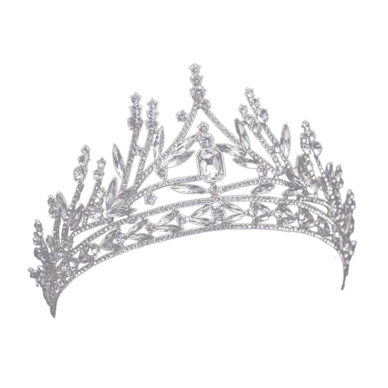 

Korean New Rhinestone Crown Bridal Graceful Crown Headband Bridal Wedding hair Accessories