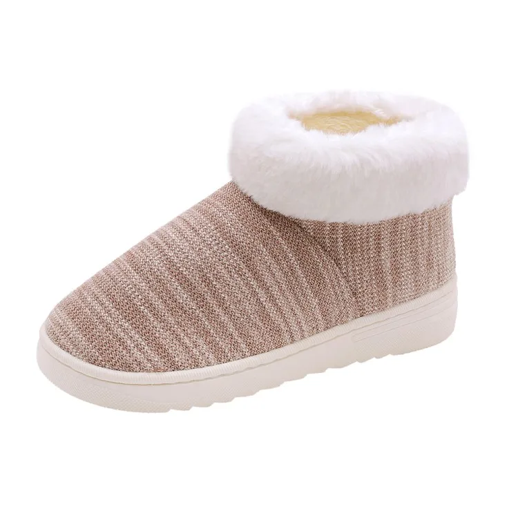 03 Brown PXELENA; мужские зимние меховые домашние тапочки; толстые плюшевые теплые хлопковые домашние мягкие удобные мужские тапочки; обувь для влюбленных пар; большие размеры - Цвет: 03 Brown