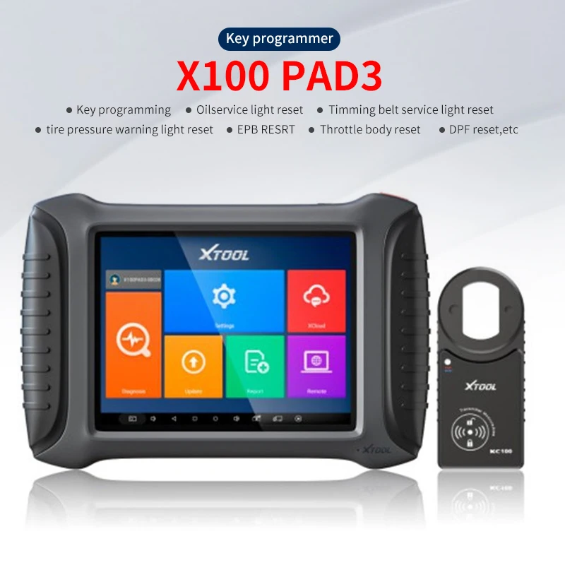 XTOOL X100 PAD3 программатор ключей иммобилайзер регулировка одометра для GM Renault OBD2