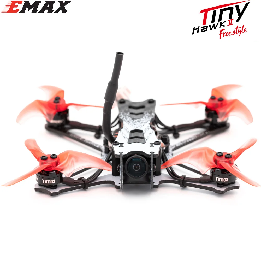 

EMAX Tinyhawk II Freestyle 115 мм 2,5 дюйма F4 5A ESC FPV гоночный Дрон на радиоуправлении BNF версия Frsky совместимый обновленный FPV Дрон