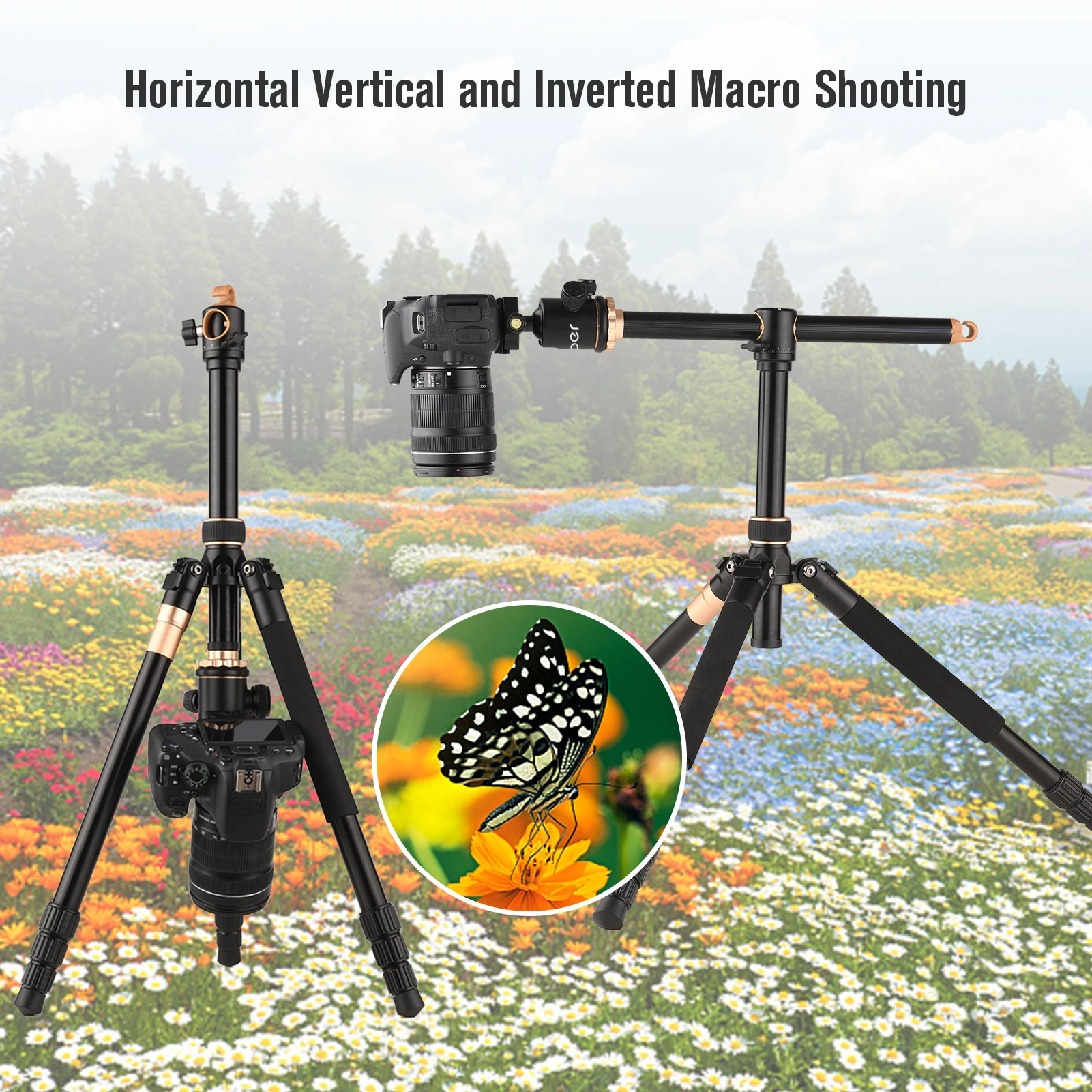 Горизонтальные штативы Andoer для профессиональной камеры диаметром 185 см/72 83 дюйма